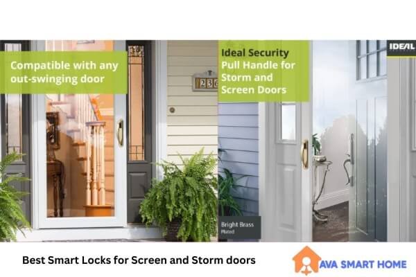 Smart lock for screen door