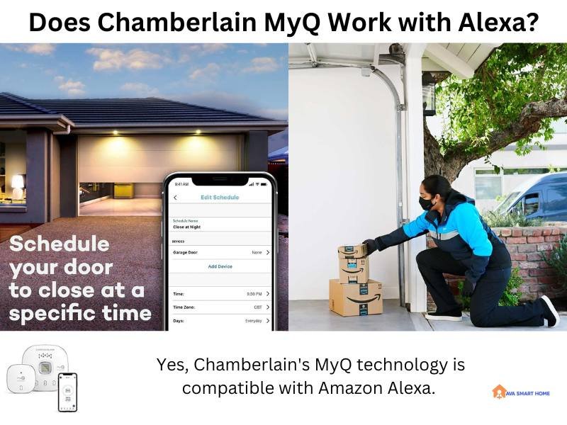 Does Chamberlain MyQ Work with Alexa?