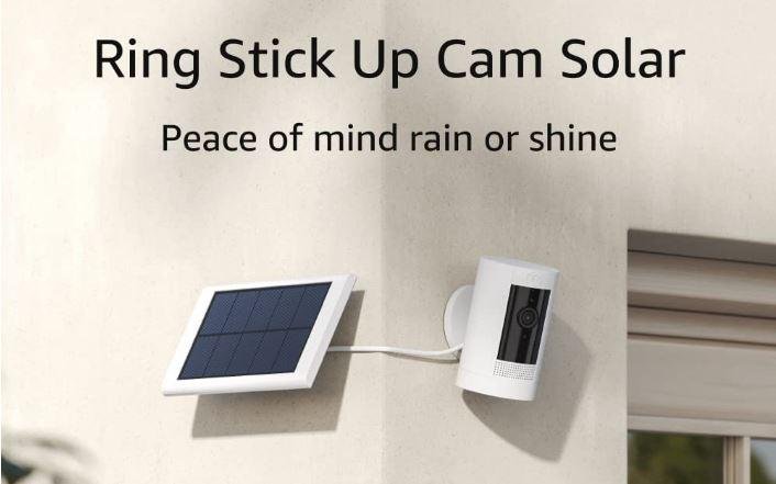 Ring Stick Up Cam Solar HD security camera
