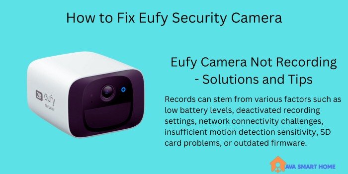 How to Fix Eufy Security Camera